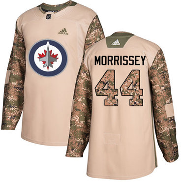Adidas Jets #44 Josh Morrissey Camo Authentic 2017 Veterans Day Stitched NHL Jersey