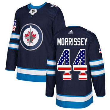 Adidas Jets #44 Josh Morrissey Navy Blue Home Authentic USA Flag Stitched NHL Jersey Adidas Jets #44 Josh Morrissey Navy Blue Home Authentic USA Flag Stitched NHL Jersey
