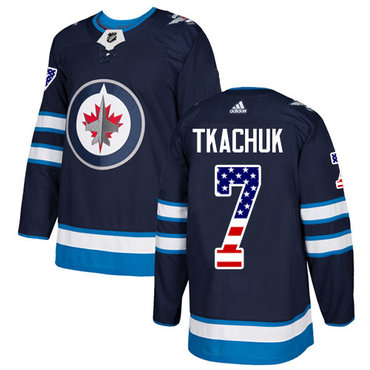 Adidas Jets #7 Keith Tkachuk Navy Blue Home Authentic USA Flag Stitched NHL Jersey Adidas Jets #7 Keith Tkachuk Navy Blue Home Authentic USA Flag Stitched NHL Jersey