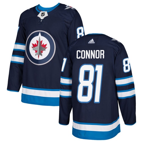 Adidas Jets #81 Kyle Connor Navy Blue Home Authentic Stitched NHL Jersey Adidas Jets #81 Kyle Connor Navy Blue Home Authentic Stitched NHL Jersey