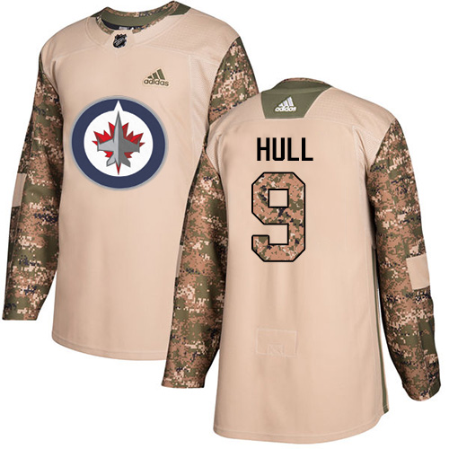 Adidas Jets #9 Bobby Hull Camo Authentic 2017 Veterans Day Stitched NHL Jersey Adidas Jets #9 Bobby Hull Camo Authentic 2017 Veterans Day Stitched NHL Jersey