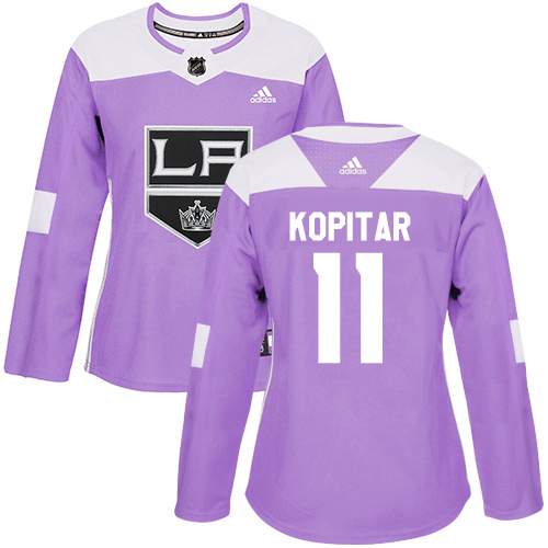 Adidas Kings #11 Anze Kopitar Purple Authentic Fights Cancer Women's Stitched NHL Jersey Adidas Kings #11 Anze Kopitar Purple Authentic Fights Cancer Women's Stitched NHL Jersey