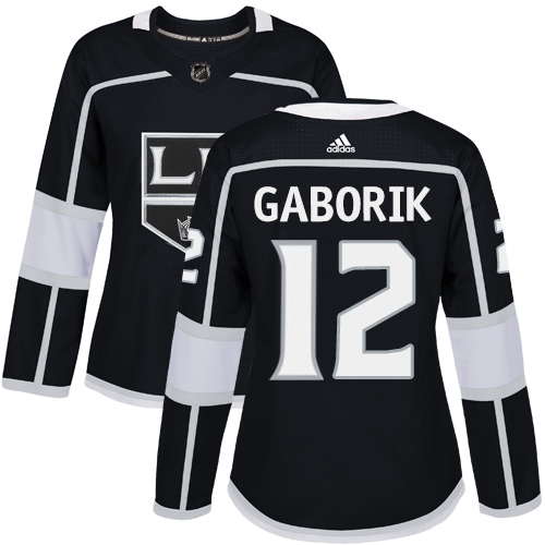 Adidas Kings #12 Marian Gaborik Black Home Authentic Women's Stitched NHL Jersey Adidas Kings #12 Marian Gaborik Black Home Authentic Women's Stitched NHL Jersey