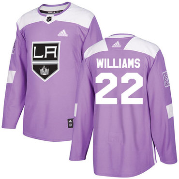 Adidas Kings #22 Tiger Williams Purple Authentic Fights Cancer Stitched NHL Jersey Adidas Kings #22 Tiger Williams Purple Authentic Fights Cancer Stitched NHL Jersey