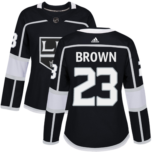 Adidas Kings #23 Dustin Brown Black Home Authentic Women's Stitched NHL Jersey Adidas Kings #23 Dustin Brown Black Home Authentic Women's Stitched NHL Jersey