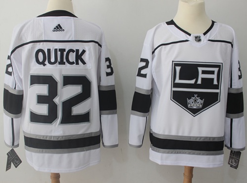 Adidas Kings #32 Jonathan Quick White Road Authentic Stitched NHL Jersey Adidas Kings #32 Jonathan Quick White Road Authentic Stitched NHL Jersey