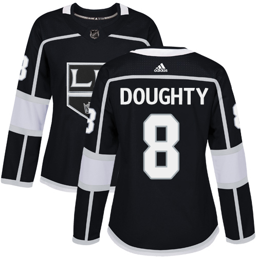 Adidas Kings #8 Drew Doughty Black Home Authentic Women's Stitched NHL Jersey Adidas Kings #8 Drew Doughty Black Home Authentic Women's Stitched NHL Jersey