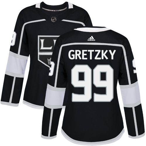 Adidas Kings #99 Wayne Gretzky Black Home Authentic Women's Stitched NHL Jersey Adidas Kings #99 Wayne Gretzky Black Home Authentic Women's Stitched NHL Jersey