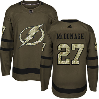 Adidas Lightning #27 Ryan McDonagh Green Salute to Service Stitched NHL Jersey Adidas Lightning #27 Ryan McDonagh Green Salute to Service Stitched NHL Jersey