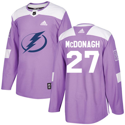 Adidas Lightning #27 Ryan McDonagh Purple Authentic Fights Cancer Stitched NHL Jersey Adidas Lightning #27 Ryan McDonagh Purple Authentic Fights Cancer Stitched NHL Jersey
