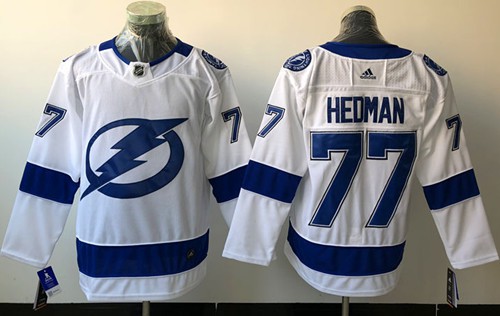 Adidas Lightning #77 Victor Hedman White Road Authentic Stitched NHL Jersey Adidas Lightning #77 Victor Hedman White Road Authentic Stitched NHL Jersey