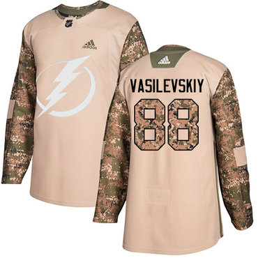 Adidas Lightning #88 Andrei Vasilevskiy Camo Authentic 2017 Veterans Day Stitched NHL Jersey Adidas Lightning #88 Andrei Vasilevskiy Camo Authentic 2017 Veterans Day Stitched NHL Jersey