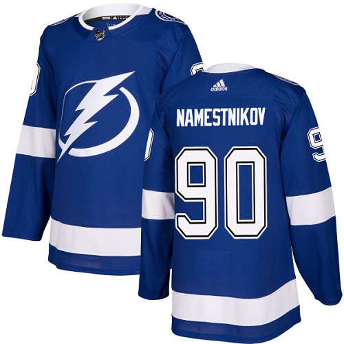Adidas Lightning #90 Vladislav Namestnikov Blue Home Authentic Stitched Youth NHL Jersey Adidas Lightning #90 Vladislav Namestnikov Blue Home Authentic Stitched Youth NHL Jersey
