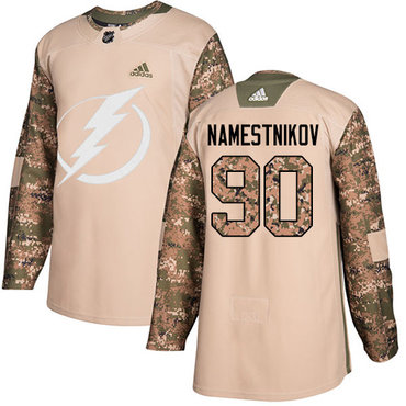 Adidas Lightning #90 Vladislav Namestnikov Camo Authentic 2017 Veterans Day Stitched NHL Jersey Adidas Lightning #90 Vladislav Namestnikov Camo Authentic 2017 Veterans Day Stitched NHL Jersey