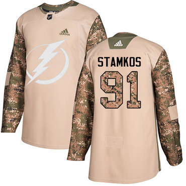 Adidas Lightning #91 Steven Stamkos Camo Authentic 2017 Veterans Day Stitched NHL Jersey Adidas Lightning #91 Steven Stamkos Camo Authentic 2017 Veterans Day Stitched NHL Jersey