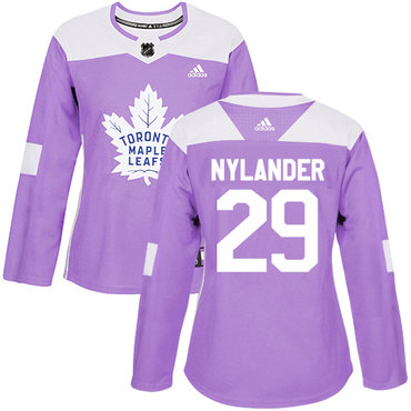 Adidas Maple Leafs #29 William Nylander Purple Authentic Fights Cancer Women's Stitched NHL Jersey Adidas Maple Leafs #29 William Nylander Purple Authentic Fights Cancer Women's Stitched NHL Jersey