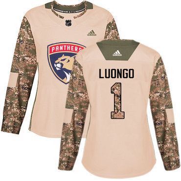 Adidas Panthers #1 Roberto Luongo Camo Authentic 2017 Veterans Day Women's Stitched NHL Jersey Adidas Panthers #1 Roberto Luongo Camo Authentic 2017 Veterans Day Women's Stitched NHL Jersey