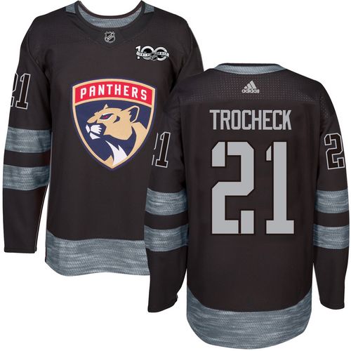 Adidas Panthers #21 Vincent Trocheck Black 1917-2017 100th Anniversary Stitched NHL Jersey Adidas Panthers #21 Vincent Trocheck Black 1917-2017 100th Anniversary Stitched NHL Jersey