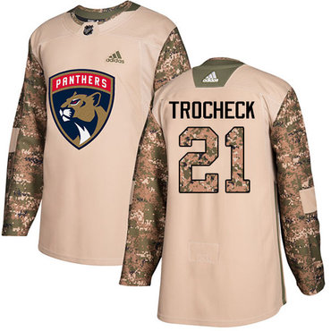 Adidas Panthers #21 Vincent Trocheck Camo Authentic 2017 Veterans Day Stitched NHL Jersey Adidas Panthers #21 Vincent Trocheck Camo Authentic 2017 Veterans Day Stitched NHL Jersey