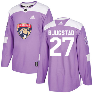 Adidas Panthers #27 Nick Bjugstad Purple Authentic Fights Cancer Stitched NHL Jersey Adidas Panthers #27 Nick Bjugstad Purple Authentic Fights Cancer Stitched NHL Jersey