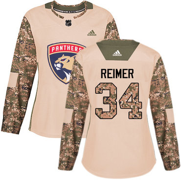 Adidas Panthers #34 James Reimer Camo Authentic 2017 Veterans Day Women's Stitched NHL Jersey Adidas Panthers #34 James Reimer Camo Authentic 2017 Veterans Day Women's Stitched NHL Jersey