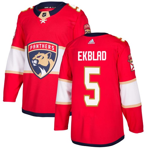 Adidas Panthers #5 Aaron Ekblad Red Home Authentic Stitched Youth NHL Jersey Adidas Panthers #5 Aaron Ekblad Red Home Authentic Stitched Youth NHL Jersey
