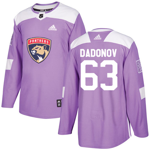 Adidas Panthers #63 Evgenii Dadonov Purple Authentic Fights Cancer Stitched Youth NHL Jersey Adidas Panthers #63 Evgenii Dadonov Purple Authentic Fights Cancer Stitched Youth NHL Jersey