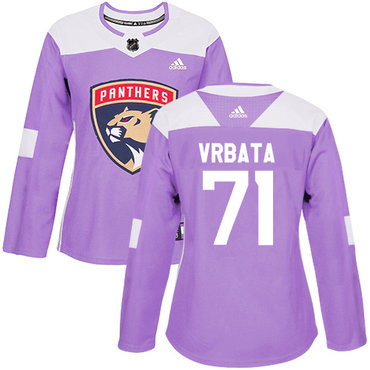 Adidas Panthers #71 Radim Vrbata Purple Authentic Fights Cancer Women's Stitched NHL Jersey Adidas Panthers #71 Radim Vrbata Purple Authentic Fights Cancer Women's Stitched NHL Jersey