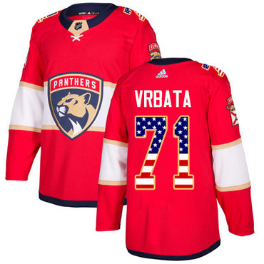 Adidas Panthers #71 Radim Vrbata Red Home Authentic USA Flag Stitched NHL Jersey Adidas Panthers #71 Radim Vrbata Red Home Authentic USA Flag Stitched NHL Jersey