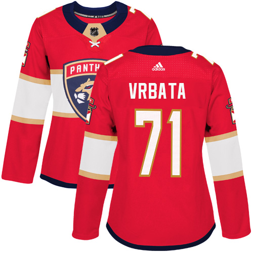 Adidas Panthers #71 Radim Vrbata Red Home Authentic Women's Stitched NHL Jersey Adidas Panthers #71 Radim Vrbata Red Home Authentic Women's Stitched NHL Jersey