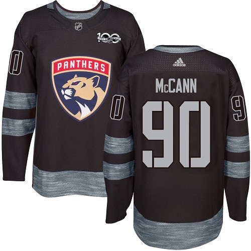 Adidas Panthers #90 Jared McCann Black 1917-2017 100th Anniversary Stitched NHL Jersey Adidas Panthers #90 Jared McCann Black 1917-2017 100th Anniversary Stitched NHL Jersey