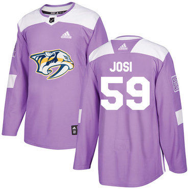 Adidas Predators #59 Roman Josi Purple Authentic Fights Cancer Stitched NHL Jersey Adidas Predators #59 Roman Josi Purple Authentic Fights Cancer Stitched NHL Jersey