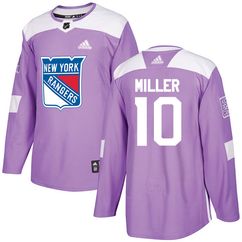 Adidas Rangers #10 J.T. Miller Purple Authentic Fights Cancer Stitched Youth NHL Jersey Adidas Rangers #10 J.T. Miller Purple Authentic Fights Cancer Stitched Youth NHL Jersey