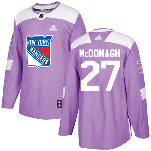 Adidas Rangers #27 Ryan McDonagh Purple Authentic Fights Cancer Stitched Youth NHL Jersey Adidas Rangers #27 Ryan McDonagh Purple Authentic Fights Cancer Stitched Youth NHL Jersey