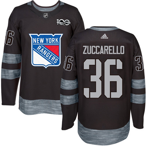 Adidas Rangers #36 Mats Zuccarello Black 1917-2017 100th Anniversary Stitched NHL Jersey Adidas Rangers #36 Mats Zuccarello Black 1917-2017 100th Anniversary Stitched NHL Jersey