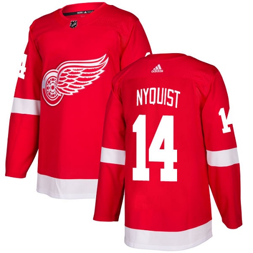 Adidas Red Wings #14 Gustav Nyquist Red Home Authentic Stitched Youth NHL Jersey Adidas Red Wings #14 Gustav Nyquist Red Home Authentic Stitched Youth NHL Jersey