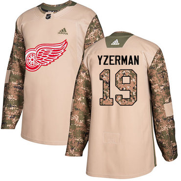 Adidas Red Wings #19 Steve Yzerman Camo Authentic 2017 Veterans Day Stitched NHL Jersey Adidas Red Wings #19 Steve Yzerman Camo Authentic 2017 Veterans Day Stitched NHL Jersey