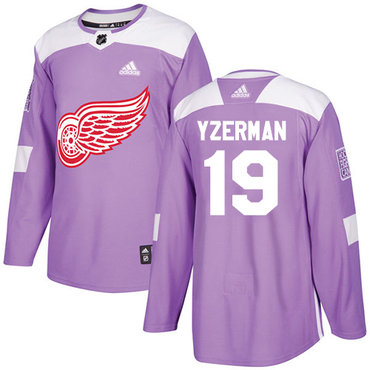 Adidas Red Wings #19 Steve Yzerman Purple Authentic Fights Cancer Stitched NHL Jersey Adidas Red Wings #19 Steve Yzerman Purple Authentic Fights Cancer Stitched NHL Jersey