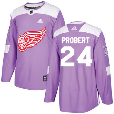 Adidas Red Wings #24 Bob Probert Purple Authentic Fights Cancer Stitched NHL Jersey Adidas Red Wings #24 Bob Probert Purple Authentic Fights Cancer Stitched NHL Jersey