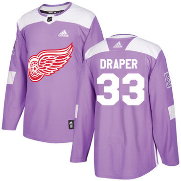 Adidas Red Wings #33 Kris Draper Purple Authentic Fights Cancer Stitched NHL Jersey Adidas Red Wings #33 Kris Draper Purple Authentic Fights Cancer Stitched NHL Jersey