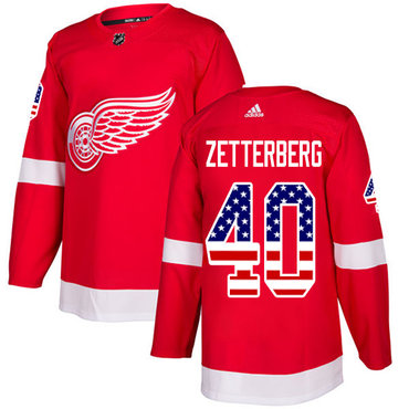 Adidas Red Wings #40 Henrik Zetterberg Red Home Authentic USA Flag Stitched Youth NHL Jersey Adidas Red Wings #40 Henrik Zetterberg Red Home Authentic USA Flag Stitched Youth NHL Jersey