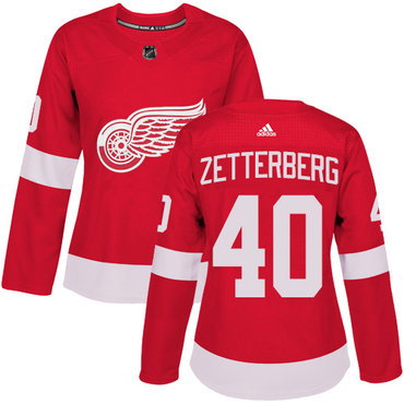 Adidas Red Wings #40 Henrik Zetterberg Red Home Authentic Women's Stitched NHL Jersey Adidas Red Wings #40 Henrik Zetterberg Red Home Authentic Women's Stitched NHL Jersey