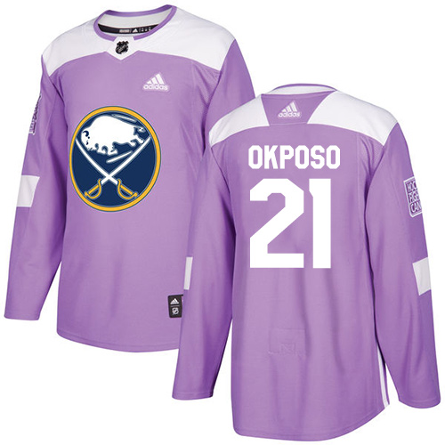 Adidas Sabres #21 Kyle Okposo Purple Authentic Fights Cancer Youth Stitched NHL Jersey Adidas Sabres #21 Kyle Okposo Purple Authentic Fights Cancer Youth Stitched NHL Jersey