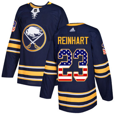 Adidas Sabres #23 Sam Reinhart Navy Blue Home Authentic USA Flag Youth Stitched NHL Jersey Adidas Sabres #23 Sam Reinhart Navy Blue Home Authentic USA Flag Youth Stitched NHL Jersey