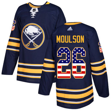 Adidas Sabres #26 Matt Moulson Navy Blue Home Authentic USA Flag Youth Stitched NHL Jersey Adidas Sabres #26 Matt Moulson Navy Blue Home Authentic USA Flag Youth Stitched NHL Jersey
