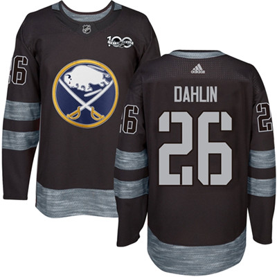 Adidas Sabres #26 Rasmus Dahlin Black 1917-2017 100th Anniversary Stitched NHL Jersey Adidas Sabres #26 Rasmus Dahlin Black 1917-2017 100th Anniversary Stitched NHL Jersey