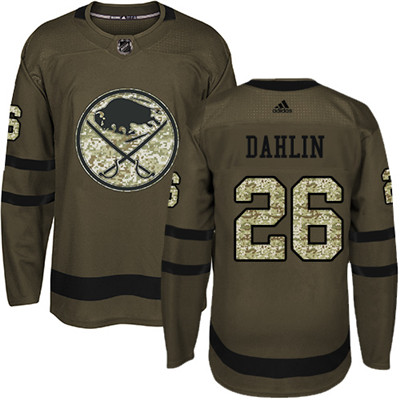 Adidas Sabres #26 Rasmus Dahlin Green Salute to Service Youth Stitched NHL Jersey Adidas Sabres #26 Rasmus Dahlin Green Salute to Service Youth Stitched NHL Jersey