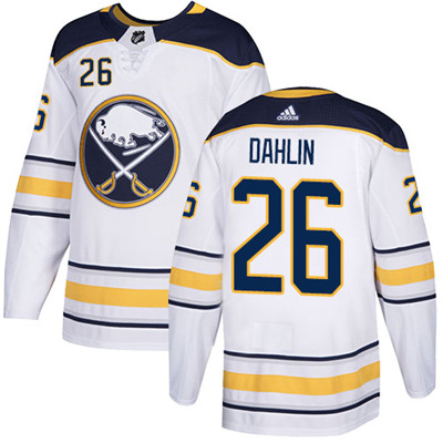 Adidas Sabres #26 Rasmus Dahlin White Road Authentic Stitched NHL Jersey Adidas Sabres #26 Rasmus Dahlin White Road Authentic Stitched NHL Jersey