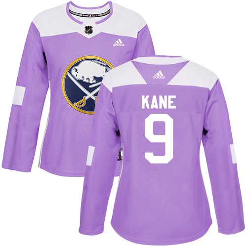 Adidas Sabres #9 Evander Kane Purple Authentic Fights Cancer Women's Stitched NHL Jersey