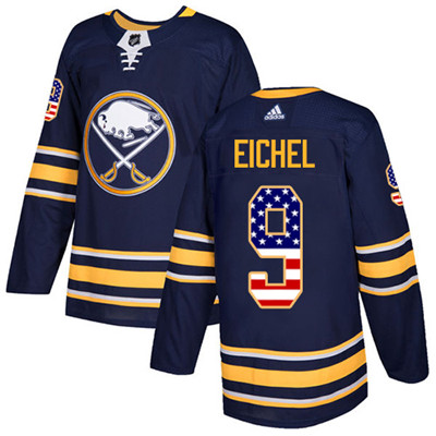 Adidas Sabres #9 Jack Eichel Navy Blue Home Authentic USA Flag Youth Stitched NHL Jersey Adidas Sabres #9 Jack Eichel Navy Blue Home Authentic USA Flag Youth Stitched NHL Jersey